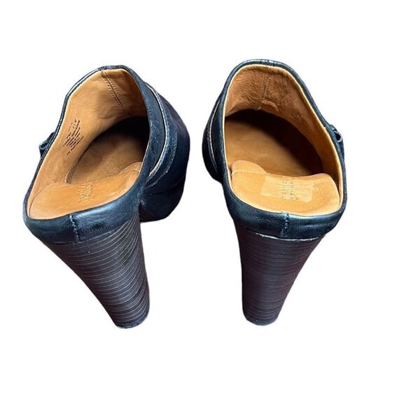 Gentle Souls Ophelia Black Leather Clog with Buckle Size 8 1/2 - Picture 6 of 11